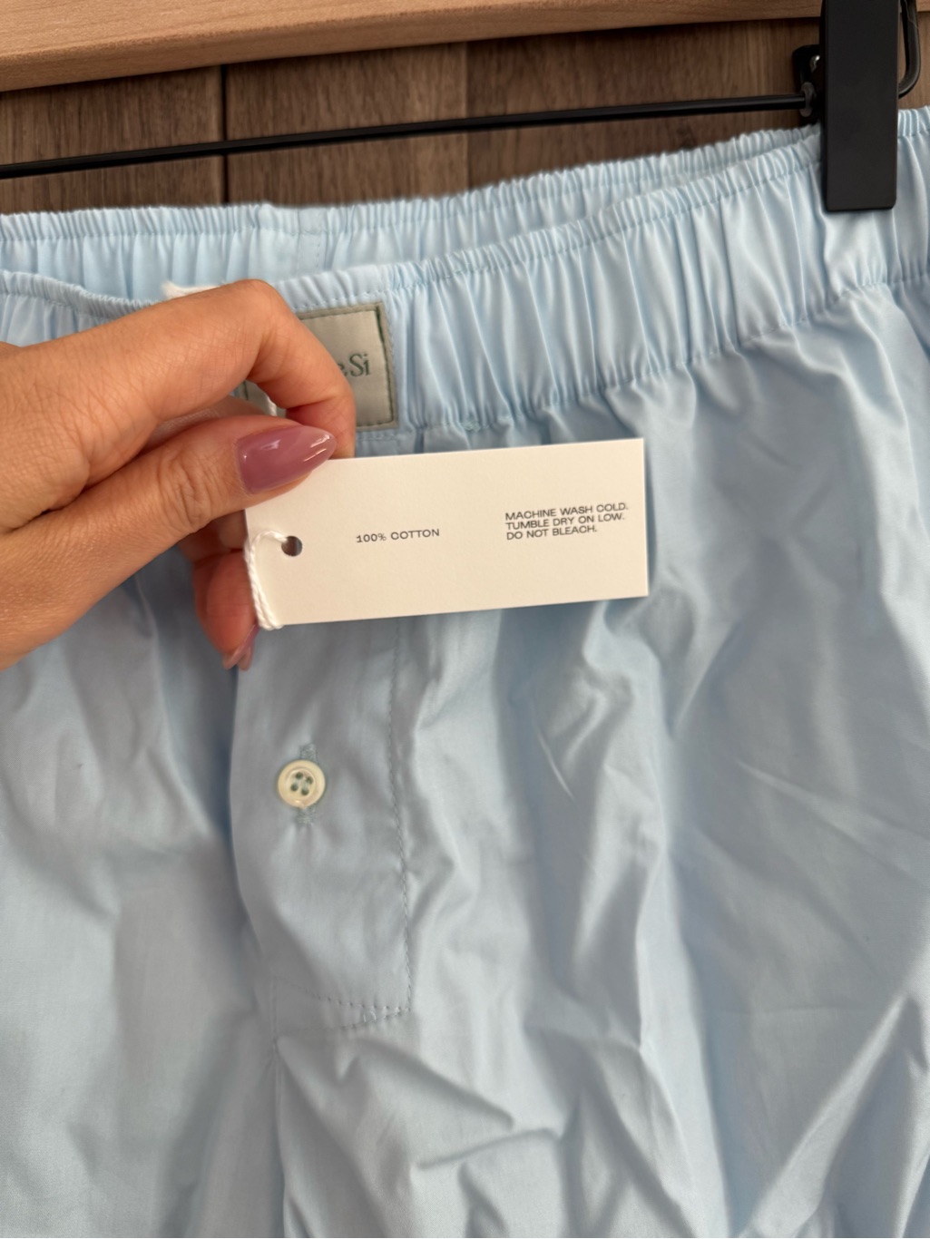 Nwt Revolve Comme Si La Boxer Classica Short In Grecian Blue Size Small — image 6 of 8